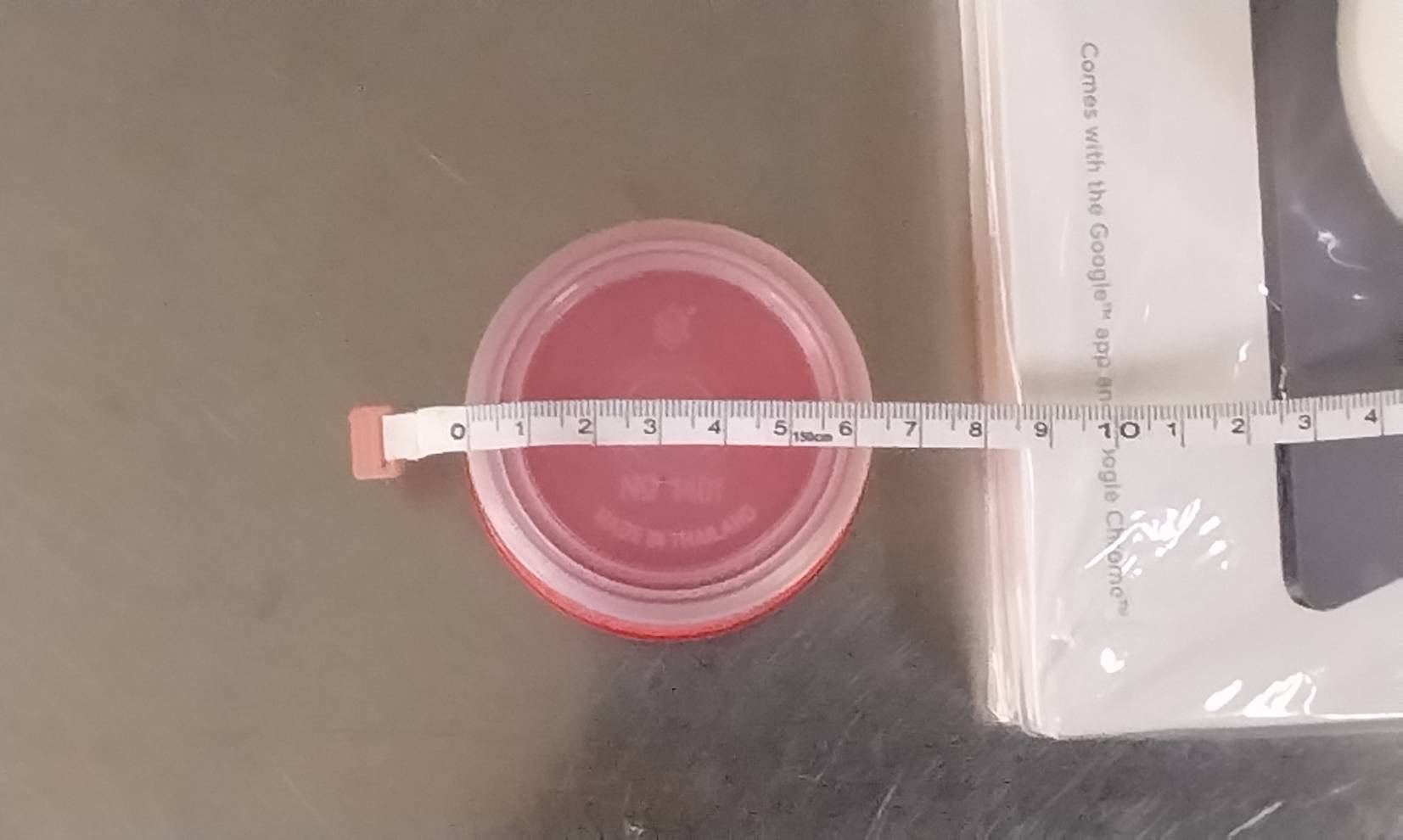 P07547 กระปุกกะปิ ฝาแดง (7*7*6 cm) No.1401 ราคาส่งต่อ 72 โหล : 864 ใบ: 3.25บ ต่อใบ