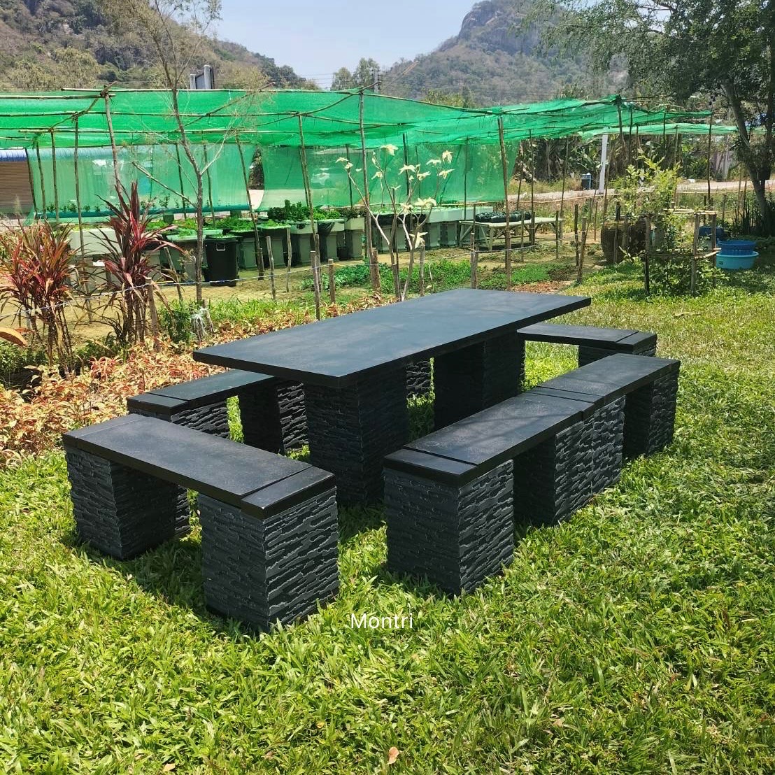 โต๊ะสนามกลางแจ้ง สไตล์โมเดิร์น ชุดโต๊ะสนามกลางแจ้ง โต๊ะสนาม โต๊ะสนามกลางแจ้ง ชุดโต๊ะสนาม ชุด 12 ที่นั่ง ขนาด 180*80 cm. มีบริการจัดส่งทั่วประเทศ