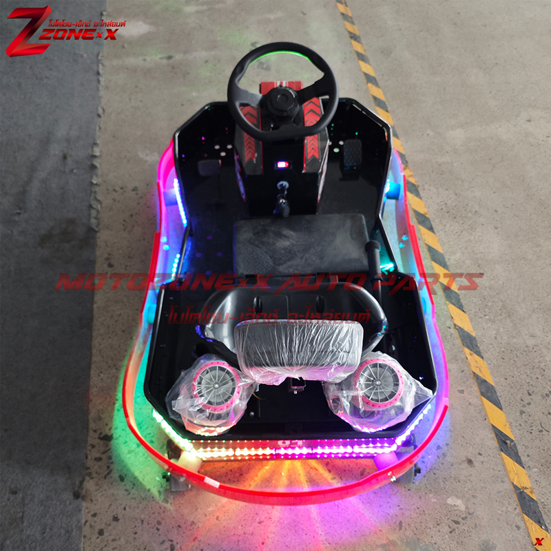โกคาร์ทเชิงพาณิชย์ สวนสนุก Crazy Drift Go-Kart MOTOZONE-X GKE-008 500w36V 27km/h