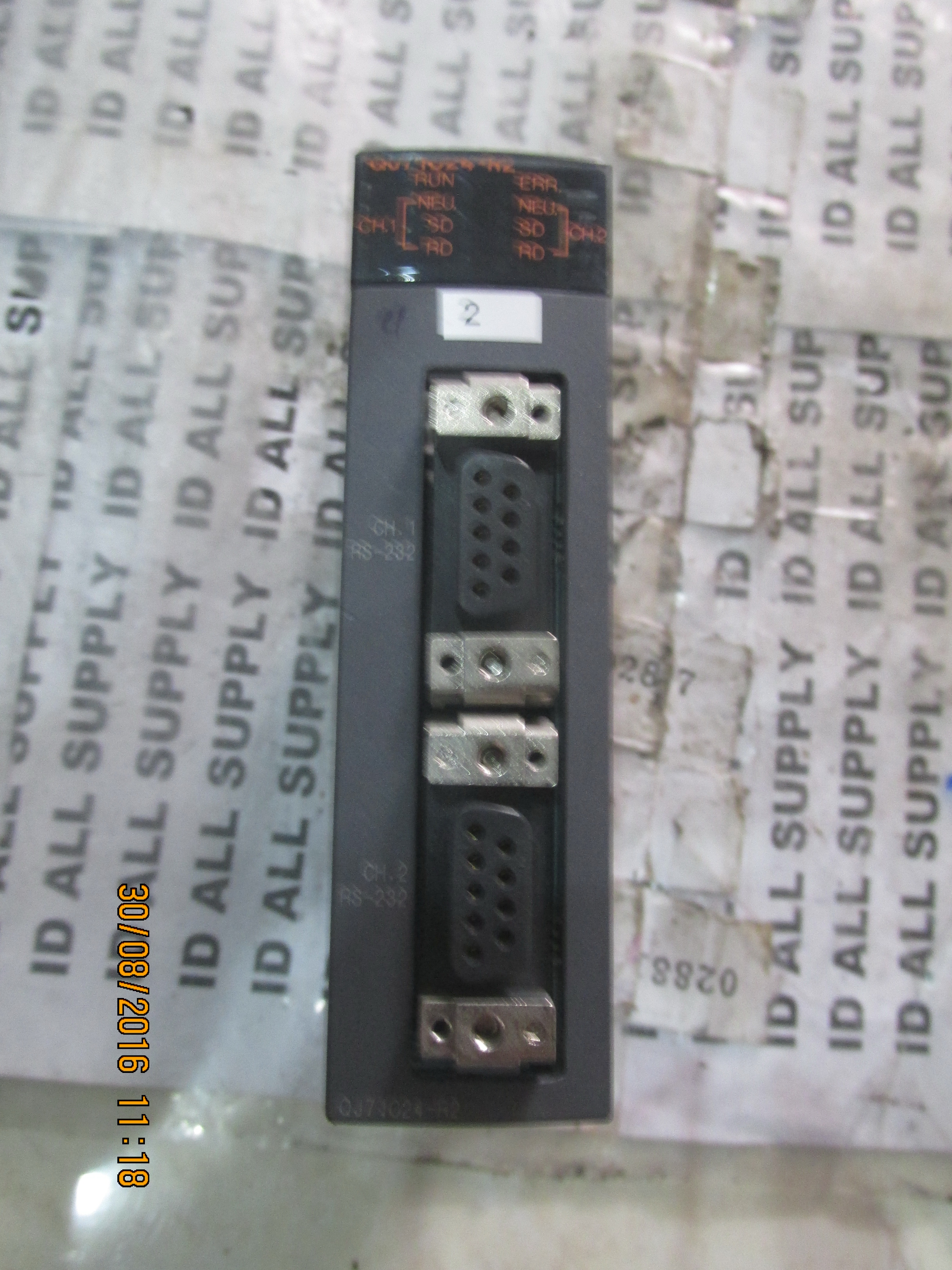 PLC " MITSUBISHI " MODEL : QJ71C24-R2