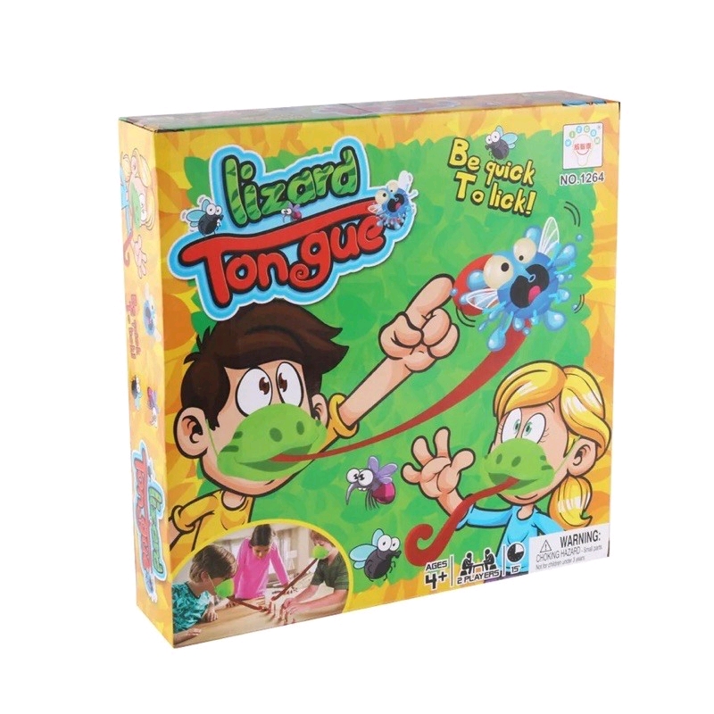 0GAME เกม Tongue Chameleon Mask Bug ของเล่นสำหรับเด็ก วัสดุ: พลาสติก หมวดหมู่สินค้า: ช่องระบายอากาศ สเปค: 26.5 * 6 * 26.5cm สี: กิ้งก่าแข่งขัน อายุ: 3+ 🔹กฎของเกม: รายละเอียด: ลักษณะเฉพาะ: เกมยิงลิ้นเพื่อล้มการ์ดเป้าหมายที่ถูกต้องก่อน ส่งเสริมการจด