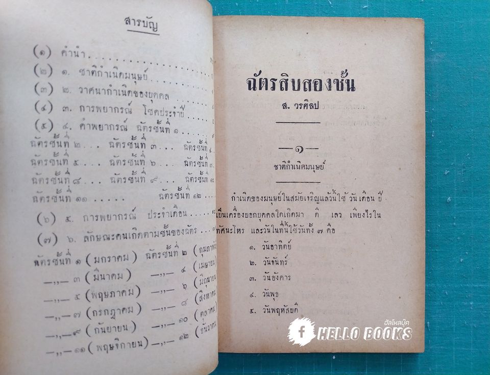 ตำราพยากรณ์ฉัตรสิบสองชั้น