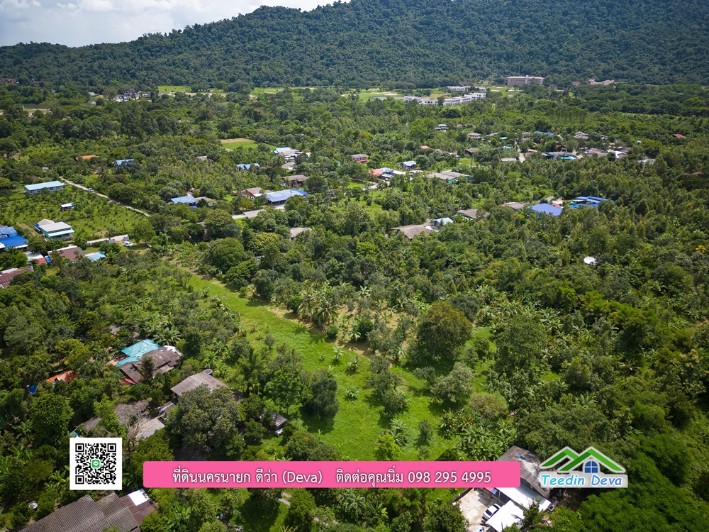 ที่ดินนครนายก สวนผลไม้ 2 ไร่ มีต้นพะยูง ต้นสักทอง ทุเรียน กาแฟ อยู่ใกล้เขื่อนขุนด่าน ต.สาริกา อ.เมือง จ.นครนายก