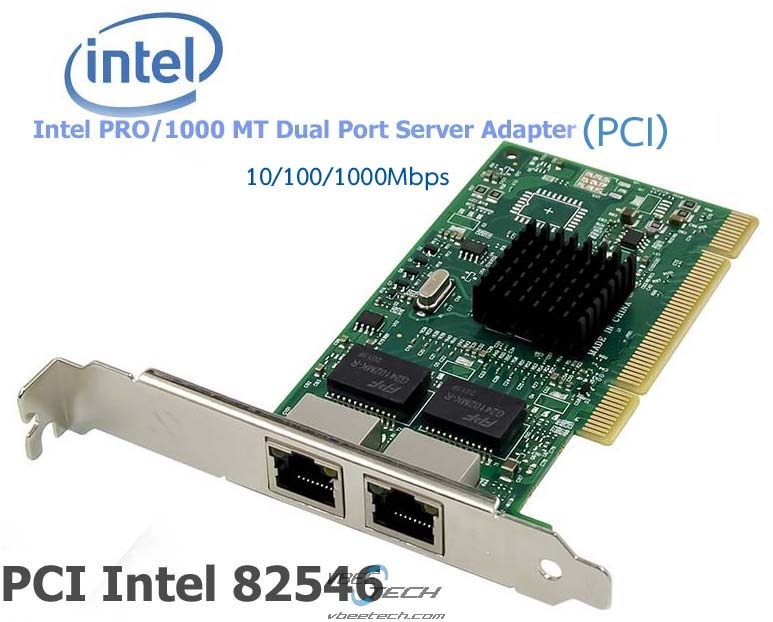 Intel PRO/1000 MT Dual Port Server Adapter (PCI ) การ์ด PCI Intel 82546