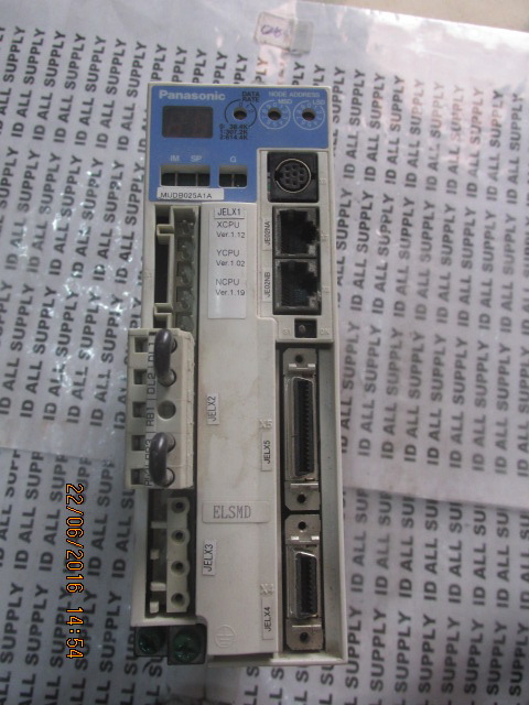 SERVO DRIVE " PANASONIC " MODEL : MUDB025A1A