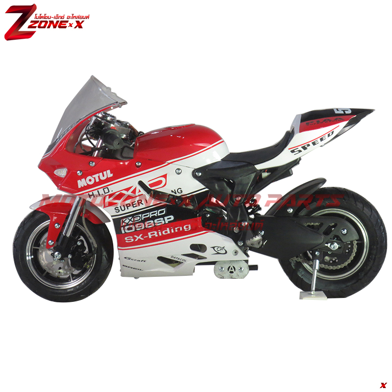 มอเตอร์ไซค์สปอร์ตสำหรับเด็ก มินิดูคาติ มินิโมโตจีพี เคเอ็กซ์ดี(KXD) 010 60cc 45กม/ชม