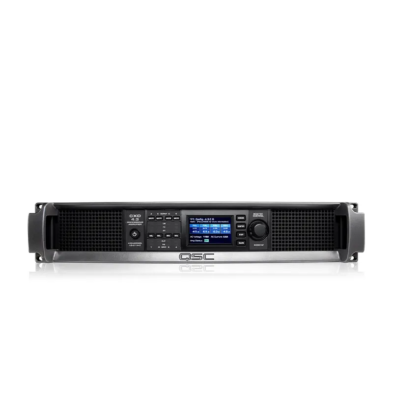 QSC CXD4.3 เครื่องขยายเสียง 4 แชนแนล 625 วัตต์