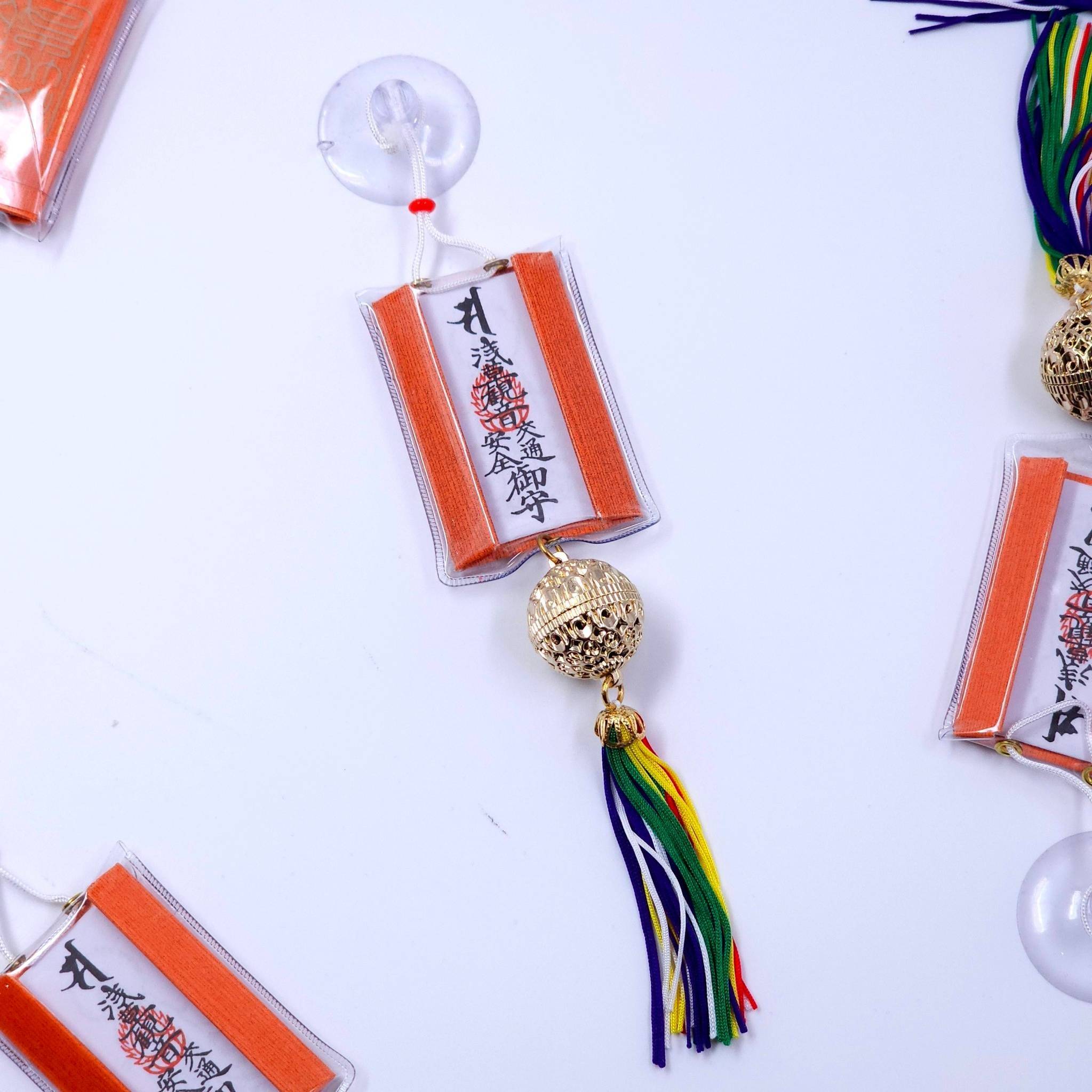 เครื่องรางจากวัดอาซากุสะ Asakusa temple omamori ด้านการเดินทางปลอดภัย