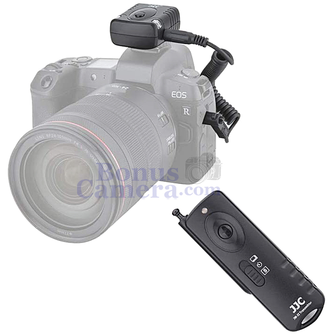 JM-C(II) รีโมตไร้สาย Canon EOS R,R6,R7,R8,R10,RP,60D,70D,77D,80D,90D,100D,200D,200D II,250D,700D,750D,760D,800D,850D,8000D,9000D Kiss X7,X9,X10 Wireless Remote