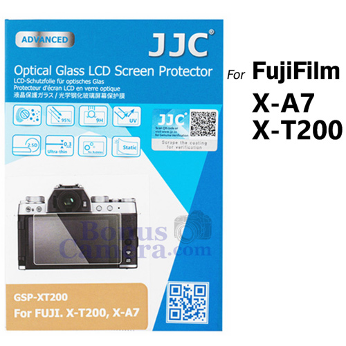GSP-XT200 แผ่นกระจกกันรอยจอ LCD ฟูจิ X-T200,X-A7 FujiFilm LCD Screen Protector