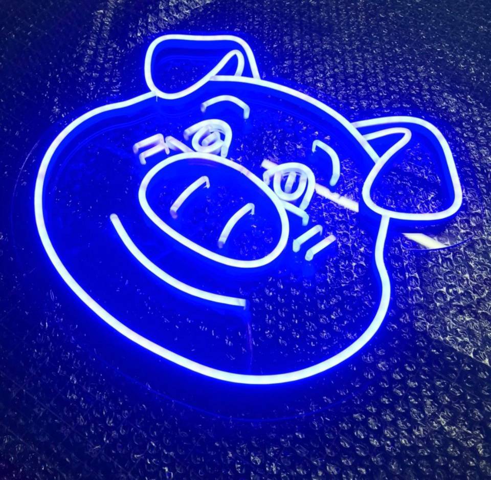 #ป้ายไฟนีออนดัดled