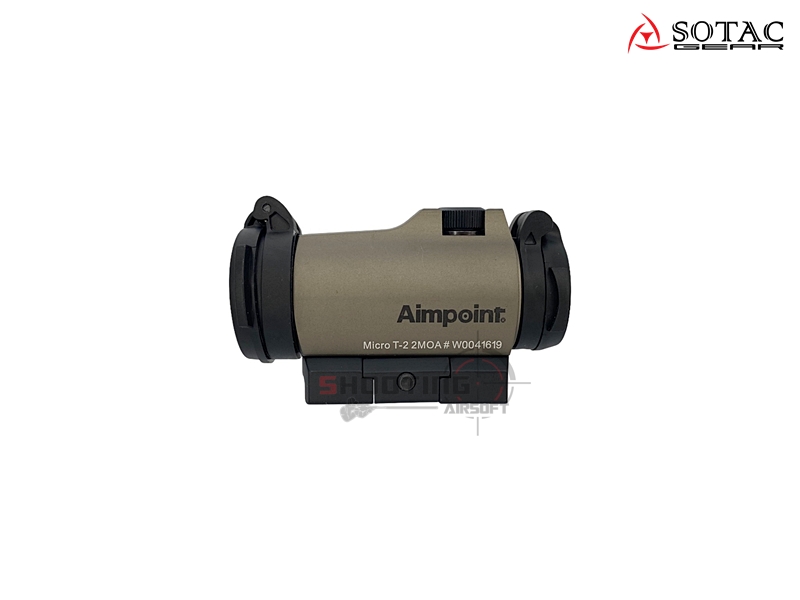 Red Dot T2 พร้อมขาเตี้ยจับราง 20mm (Sotac Gear)