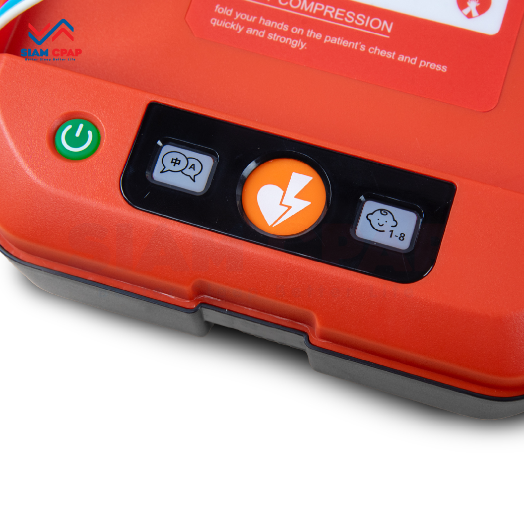 เครื่องกระตุกหัวใจไฟฟ้าชนิดอัตโนมัติ AED HeartSave รุ่น YA8