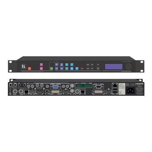 KRAMER VP-798ASV 12–Input 4K60 4:2:0 Presentation Switcher/Scaler with Fast Switching, Genlock, Streaming Input & Videowall Scaling