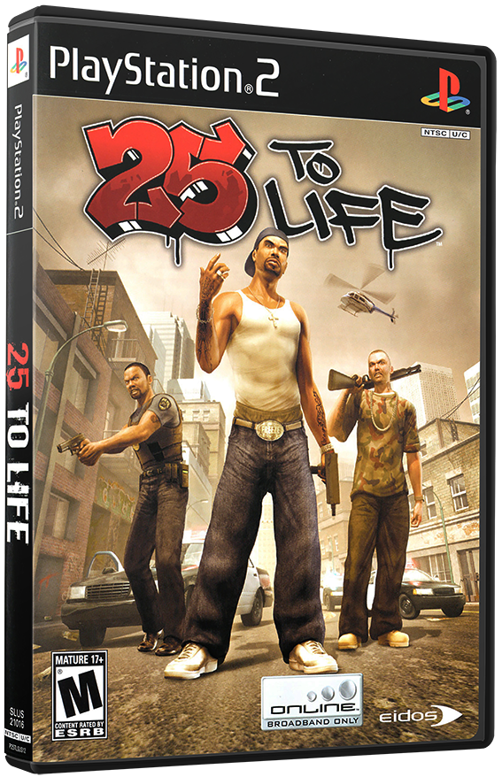 แผ่นเกมส์ PS2 : 25 to Life