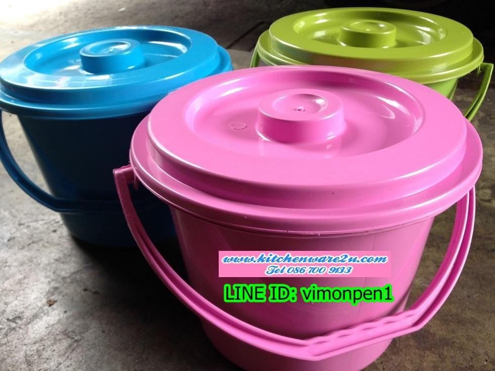 P02335 ถังน้ำ 1.5 แกลลอน + ฝา สีหวาน ราคาส่งต่อ 1 โหล (คลิ๊กที่สินค้าเพื่อดูรายละเอียด)
