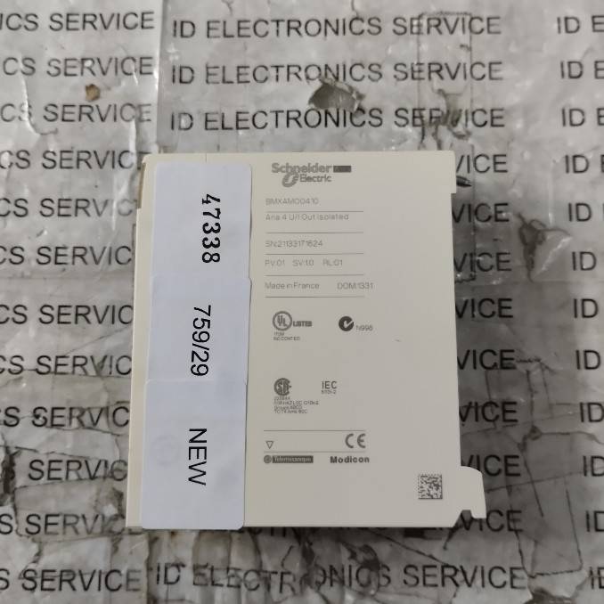 PLC " SCHNEIDER " MODEL : BMXAMO0410