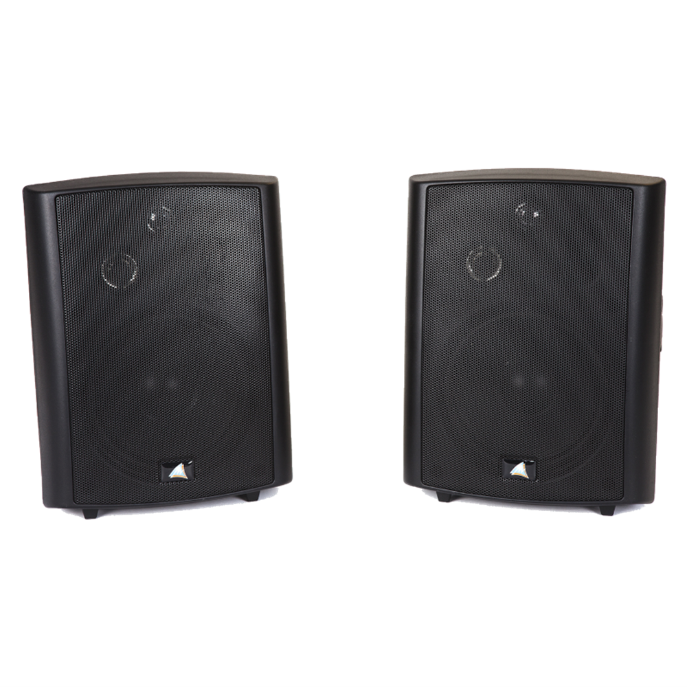 AUSTRALIAN MONITOR AMPAV40B Powered Bookshelf Speakers 40W, Black