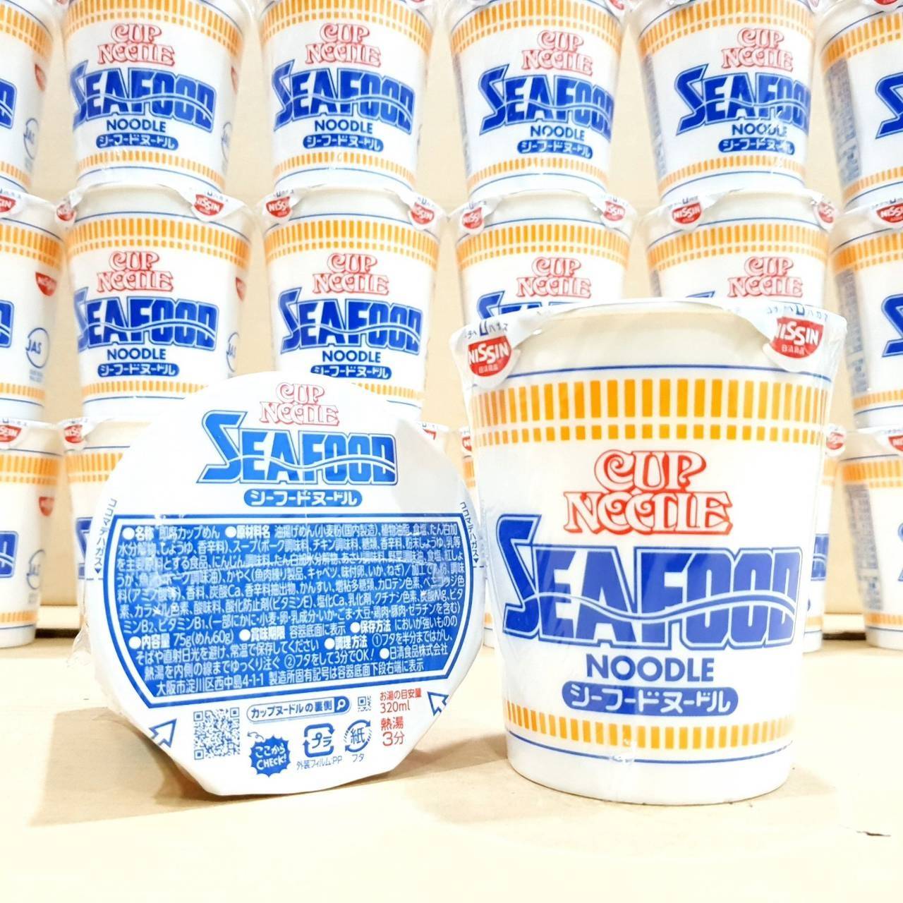 บะหมี่กึ่งสำเร็จรูป Nissin Cup Noodle รส Seafood ‼️