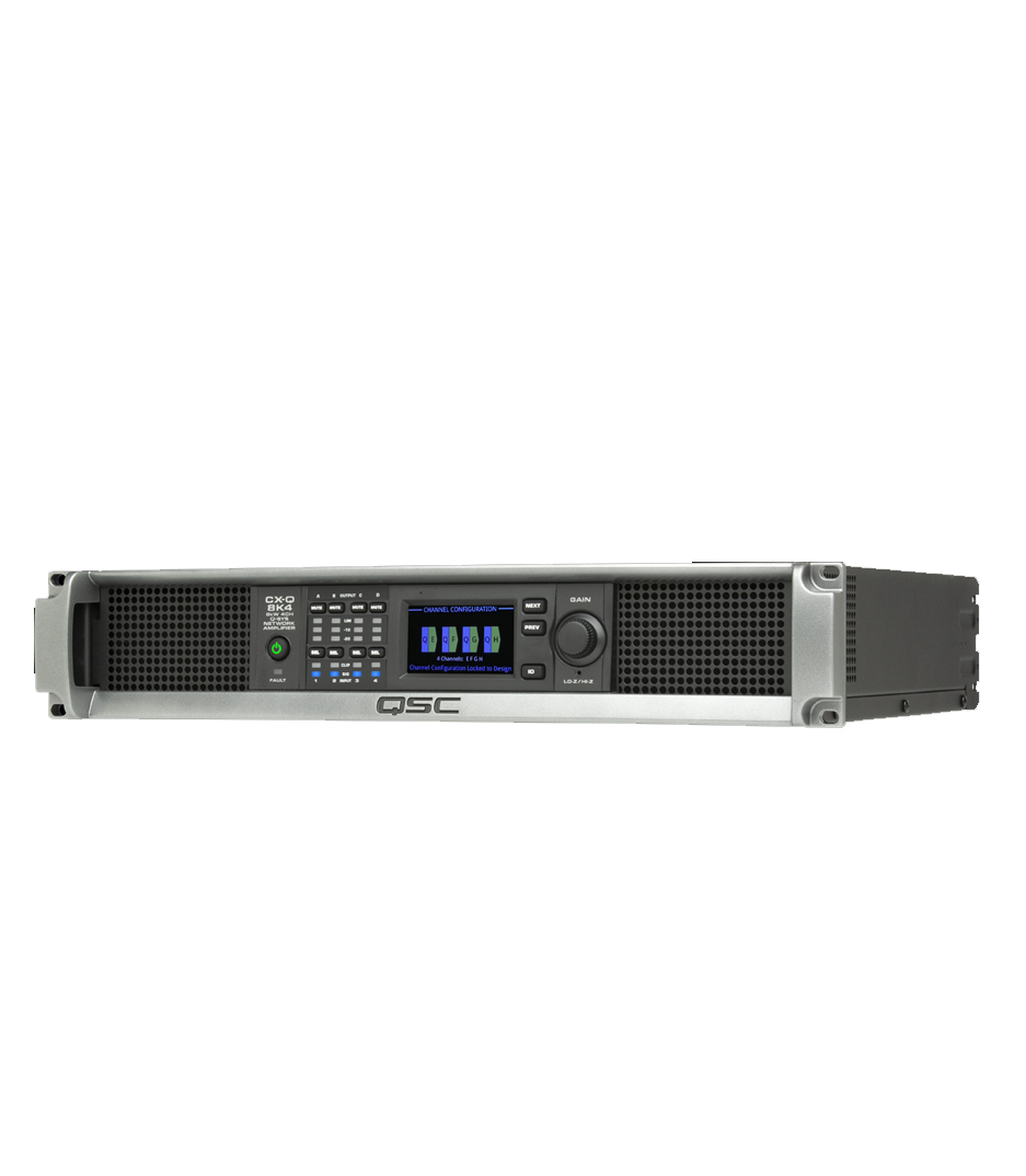 QSC CX-Q 8K4 เครื่องขยายเสียงระบบเน็ตเวิร์ค 4 Channel