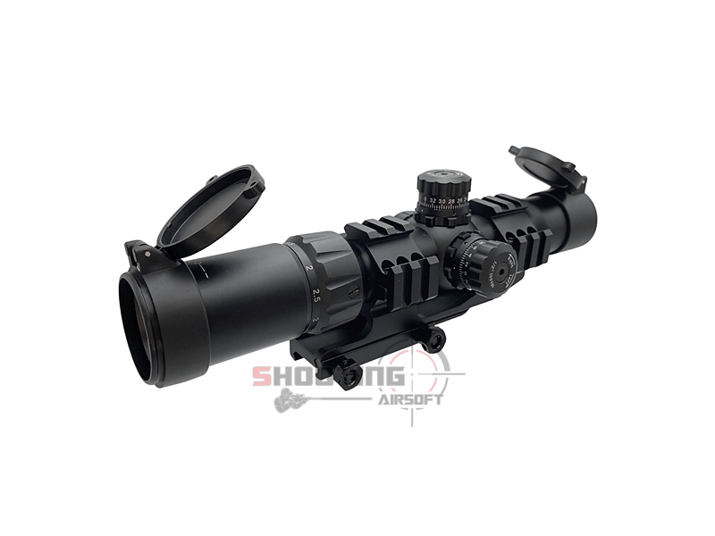 กล้องเล็งไว Scope ANS Optical 1.5-4x30 CQB เป้า Arrow Reticle
