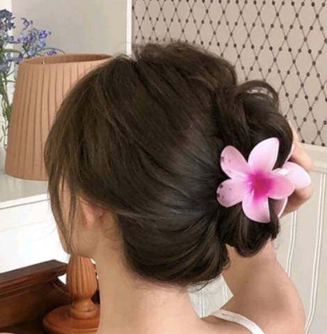 💗มาหยากิ๊ฟช้อป💗 กิ๊บหนีบผม ดอกลีลาวดี ดอกไม้ สีสวยหวาน แฟชั่น ประดับผมสำหรับผู้หญิง ขนาด 8 ซ.ม.