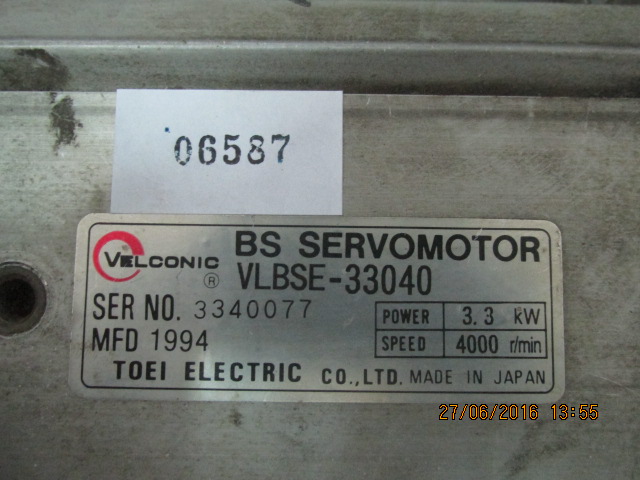 SERVO MOTOR " VELCONIC " MODEL : VLBSE-33040