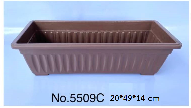 P09719 กระถางเหลี่ยมยาว สีอิฐ (20.6*49*14.1 cm) No.5509 ขายดีมาก (ราคาส่งต่อ 1 โหล:12 ใบ) ขายส่งทุกอย่าง 20 บาท