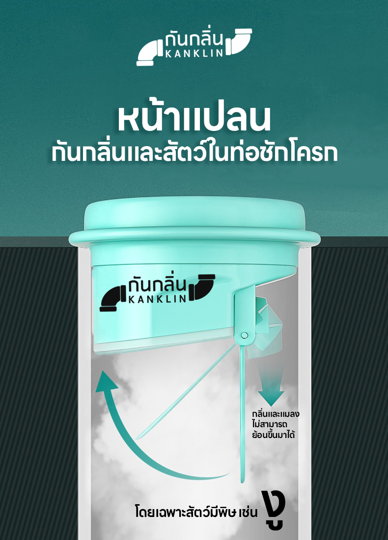 ชุดหน้าแปลนพร้อมปะเก็นกันกลิ่นโพลิเมอร์