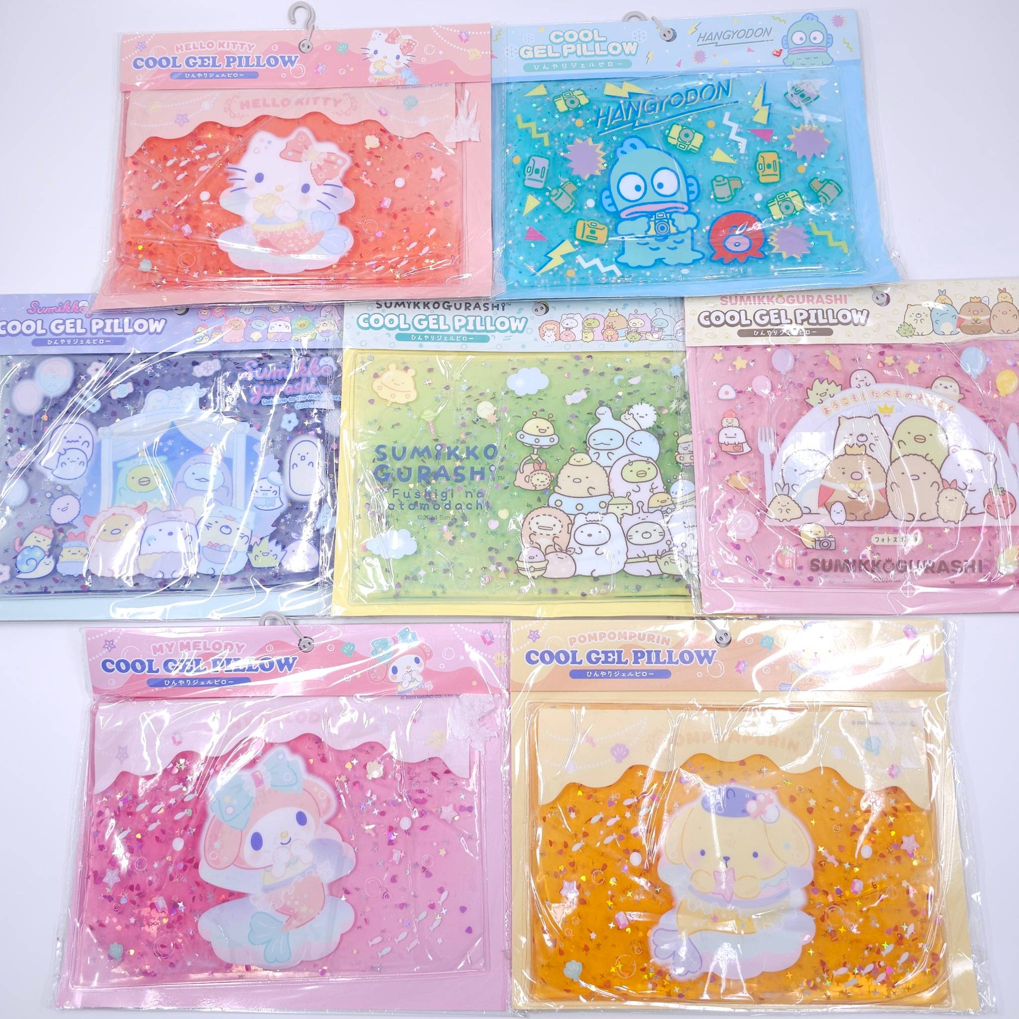 เจลเย็นสารพัดประโยชน์ Sanrio/San-x cooling pillow gel มีให้เลือกถึง 7 ลาย ลิขสิขธิ์แท้จากญี่ปุ่น