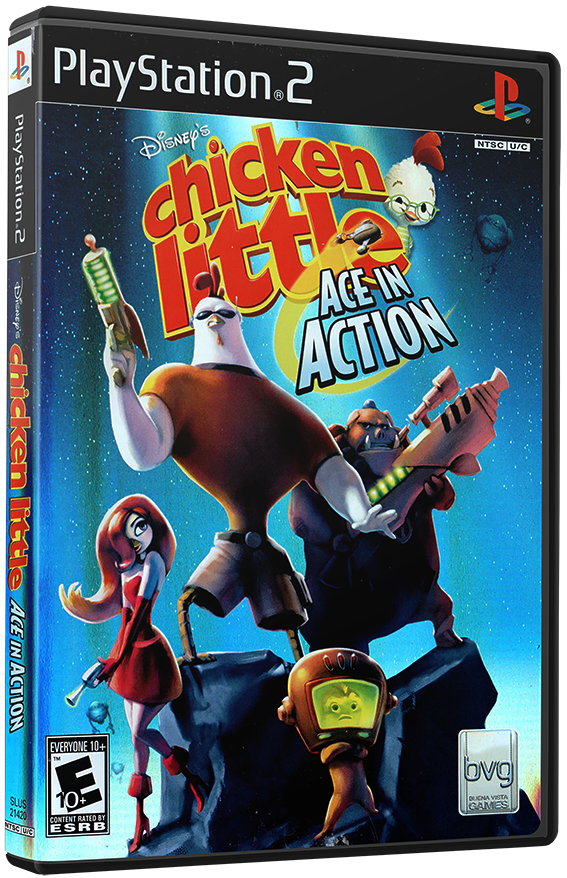 แผ่นเกมส์ PS2 : Disney's Chicken Little - Ace in Action
