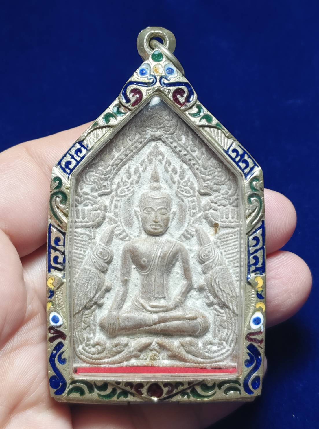 พระขุนแผน กุมารทอง สาริกาเรียกทรัพย์ ครูบาพิรุณ สิริจันโท วัดชัยมงคล จ.เชียงใหม่ (ใส่กรอบเงินพร้อมใช้งาน)