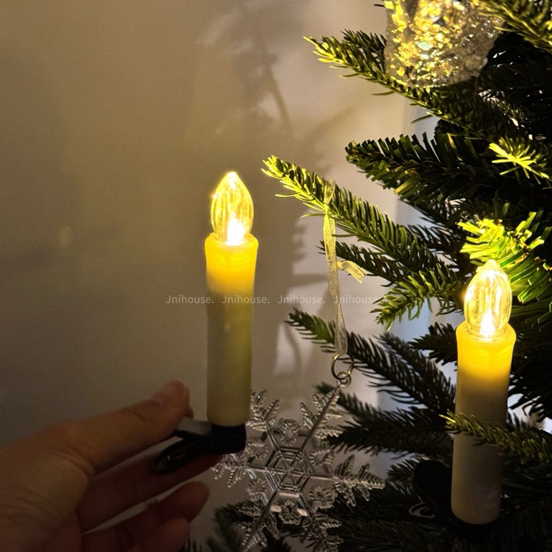 [พร้อมส่ง] Jnihouse : ไฟเทียน LED ประดับคริสต์มาส (LED Christmas Candle Lights)