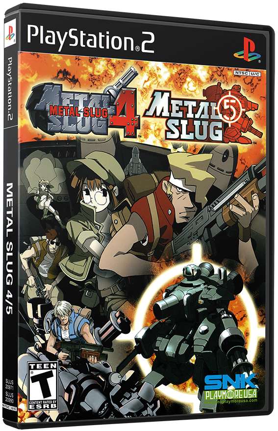 แผ่นเกมส์ PS2 : Metal Slug 4 & 5