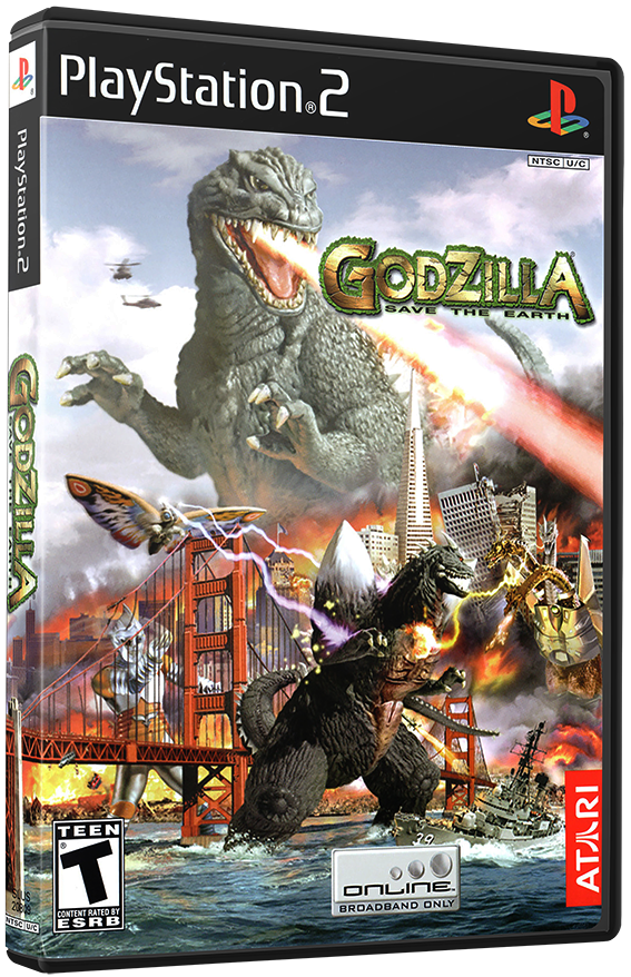 แผ่นเกมส์ PS2 : Godzilla - Save the Earth