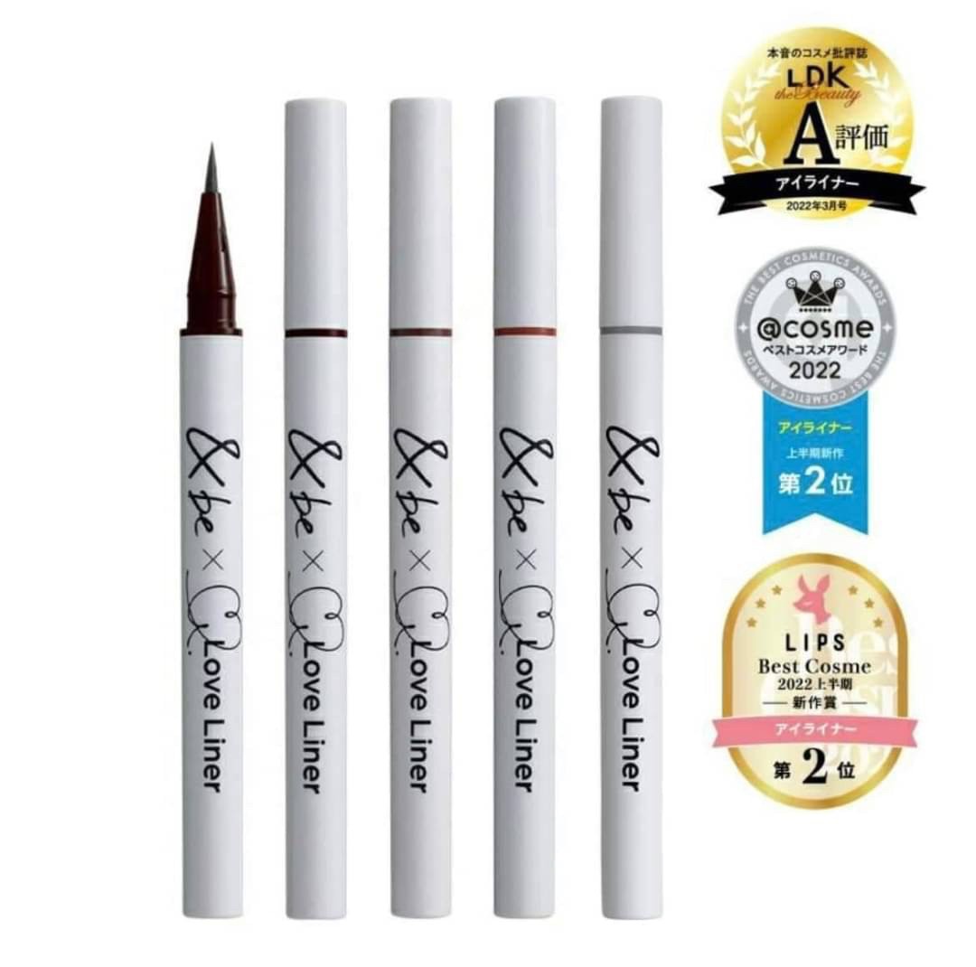 &BE X LOVE LINER LIQUID EYELINER เขียนง่าย เส้นชิดติดขอบตา ไม่สะดุด ติดทน เส้นคมไม่เยิ้มไม่ไหล