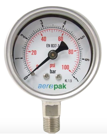 pressure guage / ATF-100H 0-15 bar/PSI G 3/8