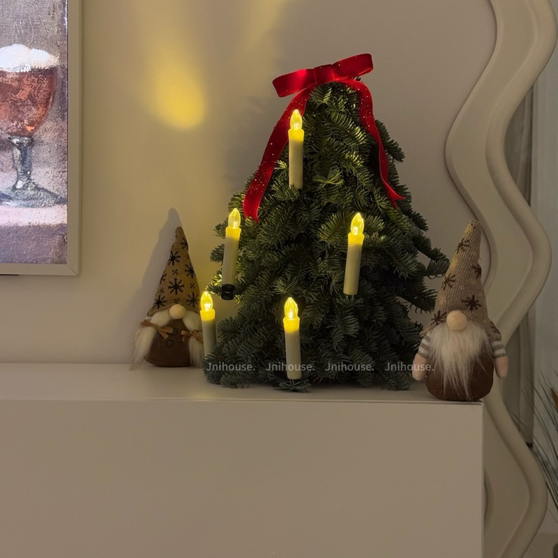 [พร้อมส่ง] Jnihouse : ตุ๊กตาโนมคู่ Xmas Gnome Doll (เซตคู่)