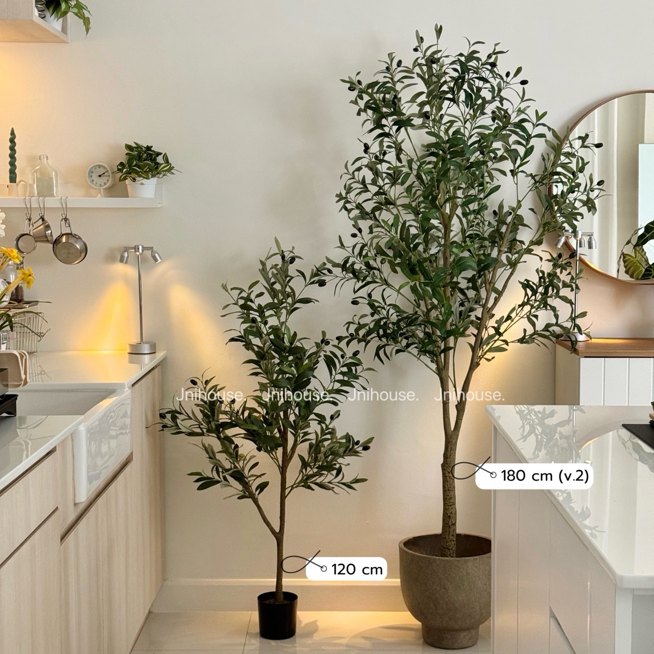 [พร้อมส่ง] Jnihouse : ต้นมะกอกประดิษฐ์ (Artificial Olive Tree) ต้นไม้ปลอม