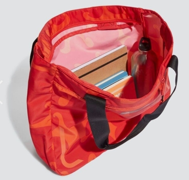 กระเป๋า Adidas × Marimekko Tote Bag Collaboration Orange Red Women's WK027 HM8389