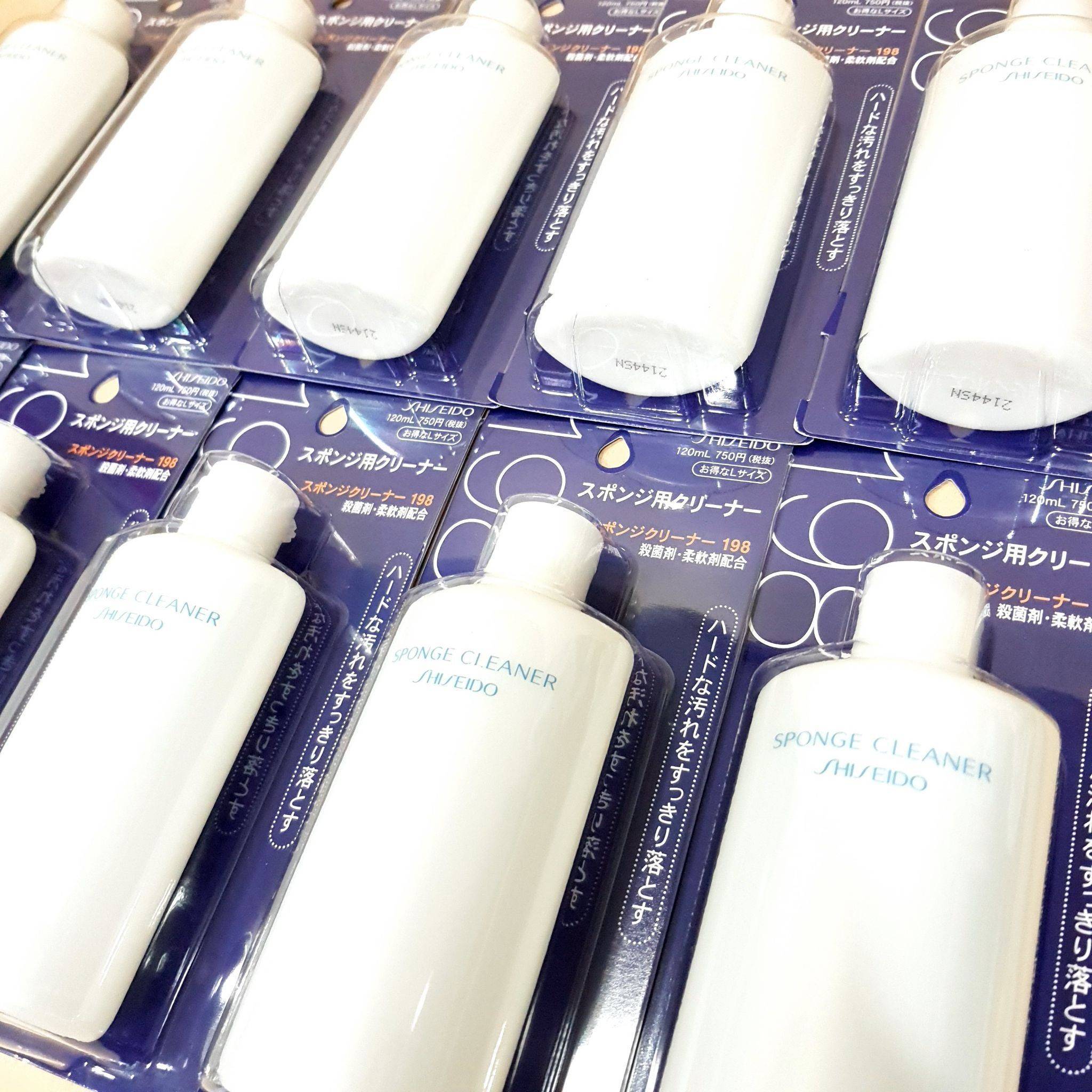 น้ำยาล้างฟองน้ำ/แปรงและอุปกรณ์แต่งหน้า SHISEIDO Sponge Cleaner 120 ml