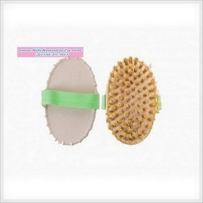 P05541 แปรงกลมกลางขนไนล่อน แป้นพลาสติก C09 (ราคาส่งต่อ 1 โหล : 12 อัน)