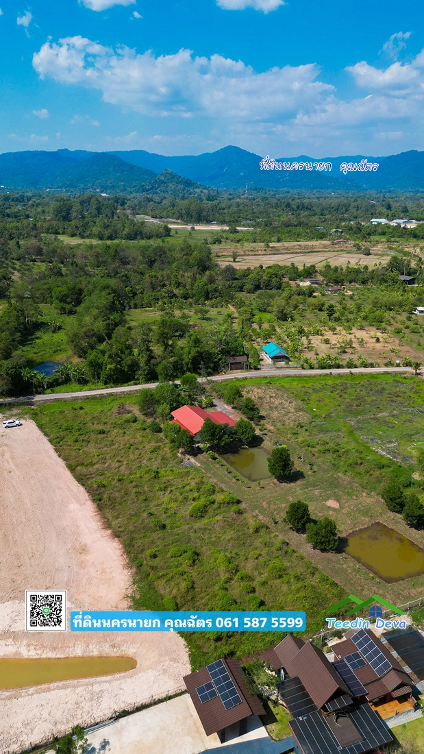 ที่ดินนครนายก วิวภูเขา บ้าน หุบเมย ตำบลหินตั้ง เนื้อที่ 2 ไร่ ราคาไม่แพง บรรยากาศอยู่ในหุบเขาฟินๆ