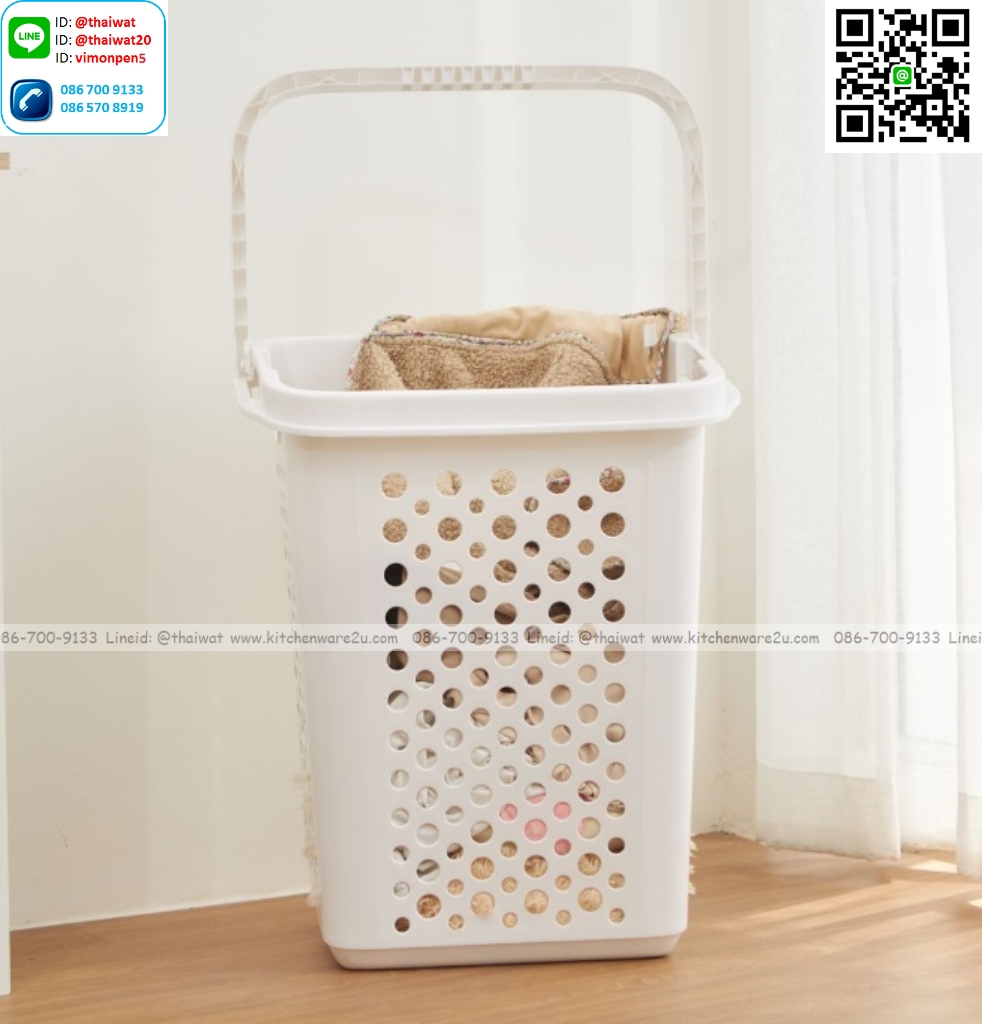 P13565 ตะกร้าเอนกประสงค์ มีล้อ (ุ39.5*50.5*63.5 cm) No.5025 เกรดเอ (ราคาขายส่งต่อ 1 โหล: 12 ตัว :เฉลี่ย 265 บต่อใบ)