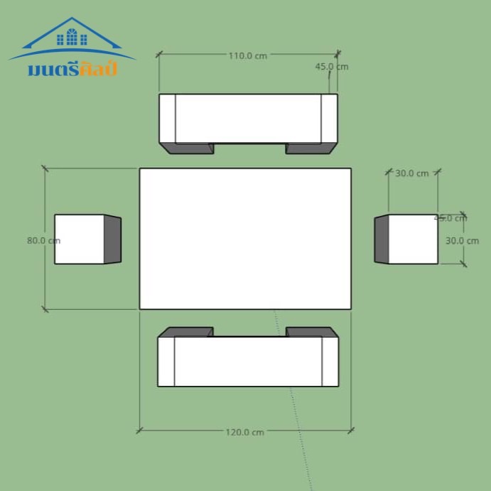 ชุดโต๊ะสนามปูน โต๊ะปูนสนาม ชุดโต๊ะสนาม เฟอร์นิเจอร์สนาม ชุด 6 ที่นั่ง