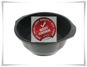 P05798 กะละมังสีดำ 37 ซม มีขอบ (37*37*14.5 cm) No.159 (ราคาส่งต่อ 1 โหล: 12 ใบ)