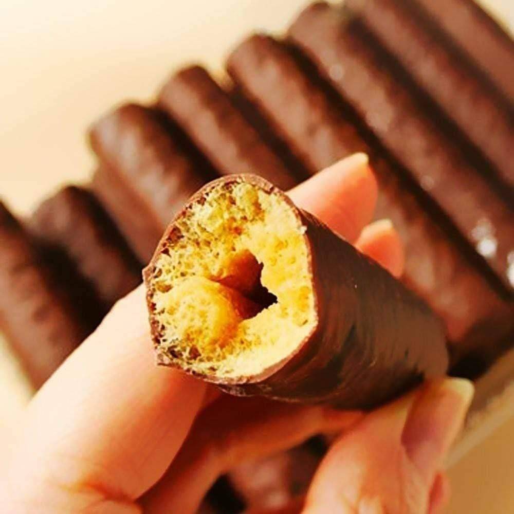 RISKA CHOCO ขนมเคลือบช๊อคโกแลตรสชาติเข้มข้น แพคใหญ่ 30 ชิ้น‼️