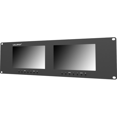 Lilliput RM-7024-VD Dual 7 นิ้ว Rackmount Monitors