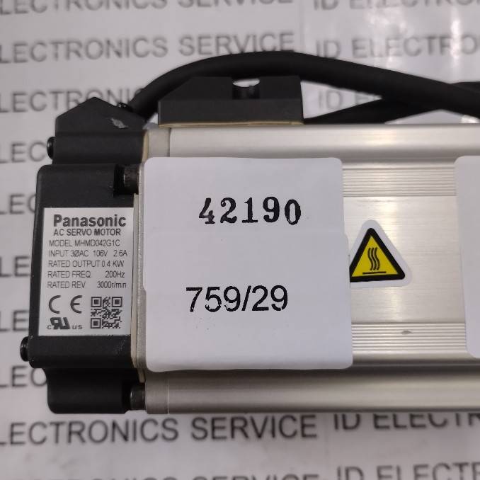 SERVO MOTOR " PANASONIC " MODEL : MHMD042G1U