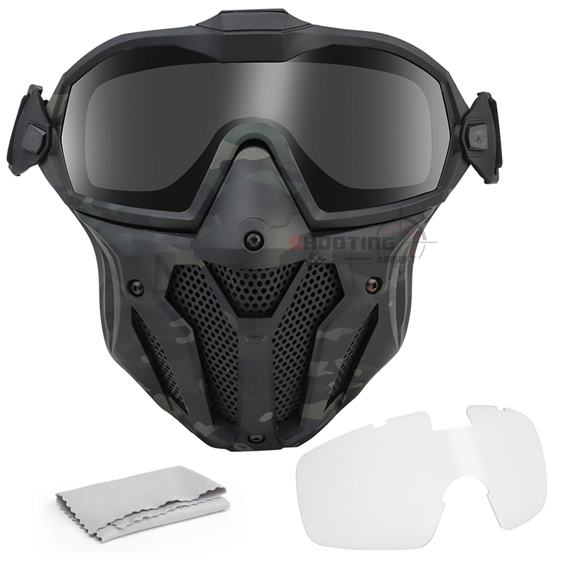 หน้ากากพัดลม Tactical ANTI-FOG Mask